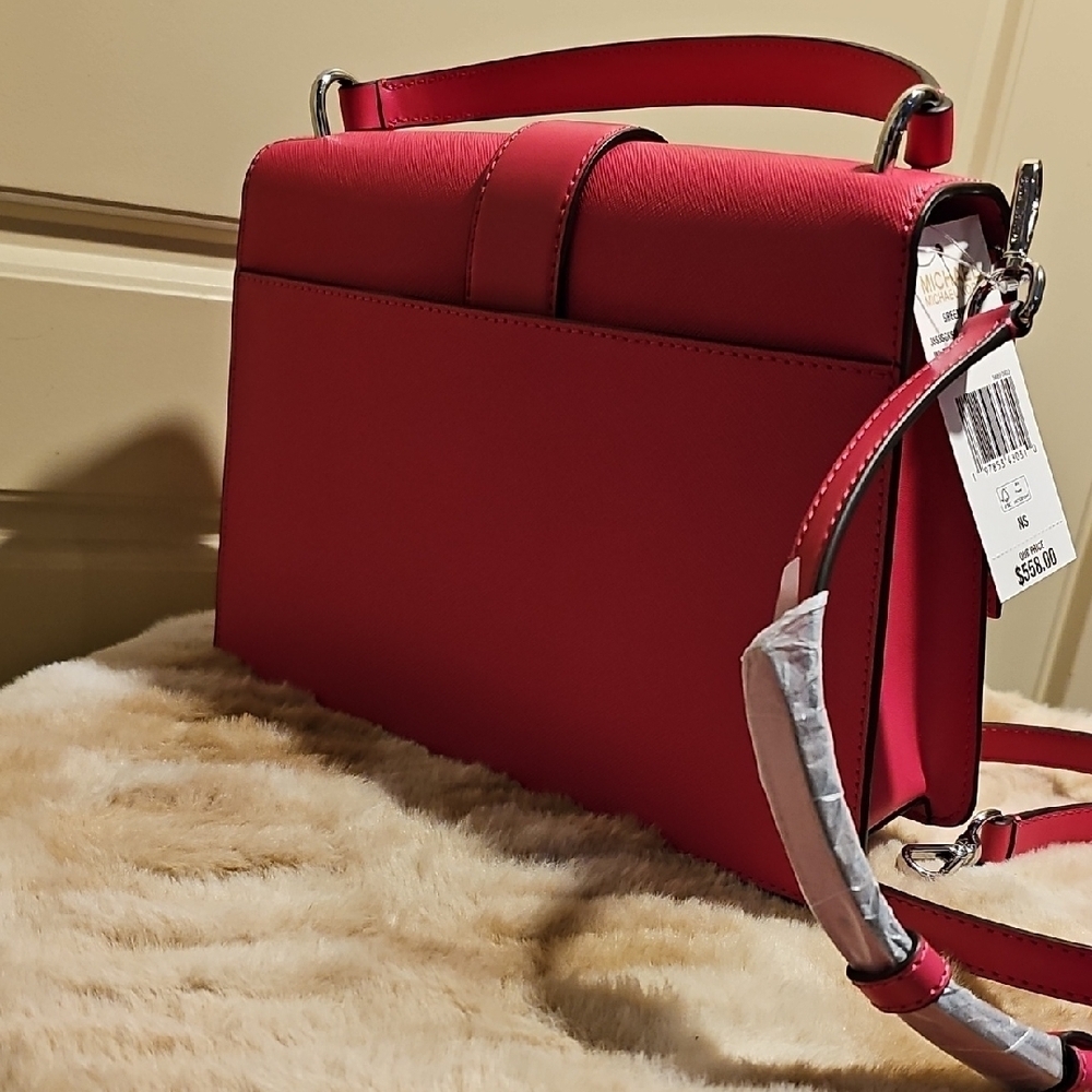 Michael Kors Fuchsia Crossbody Bag - Picture 6 of 12